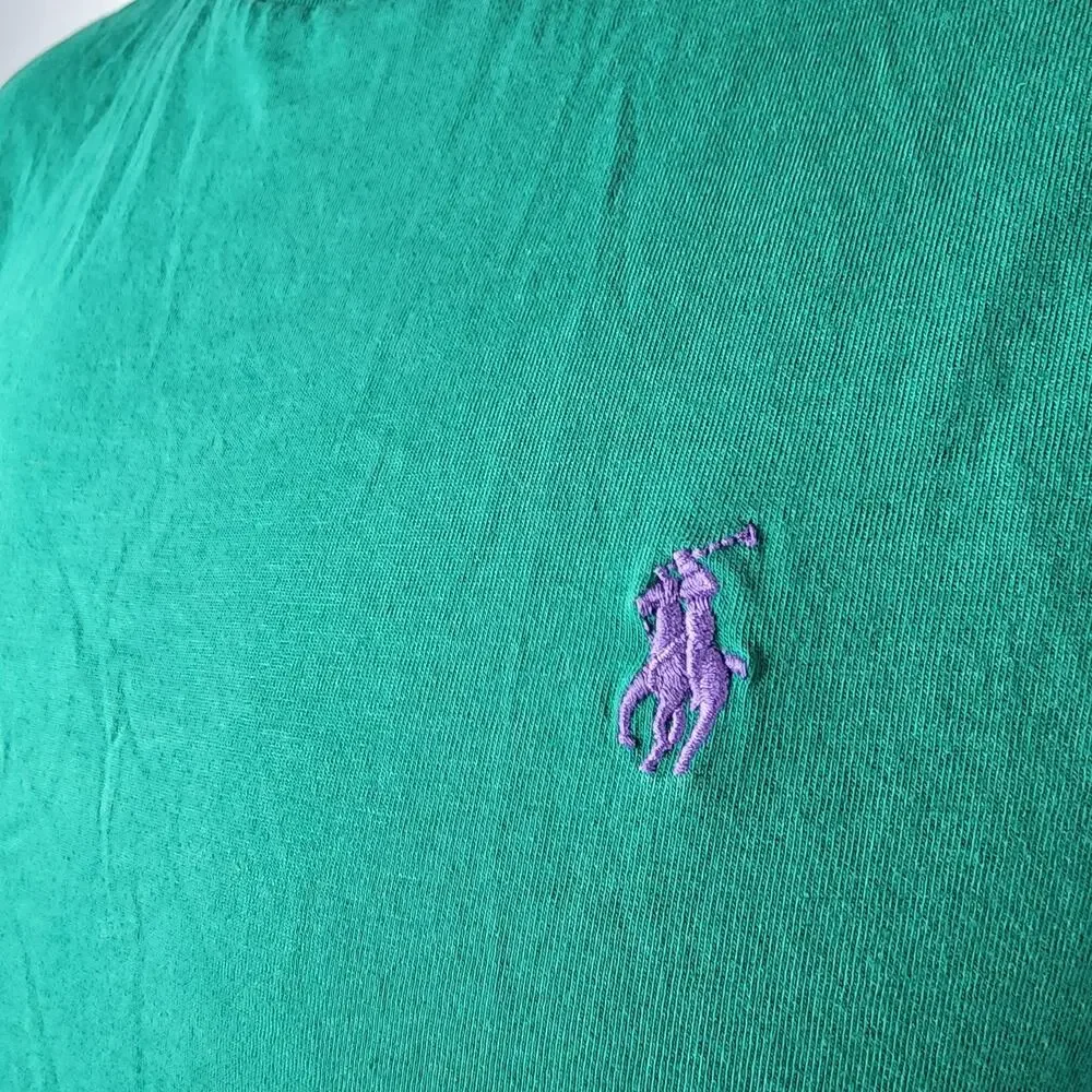 Polo Ralph Lauren Crew Neck Emerald Green T-Shirt | Men's Small